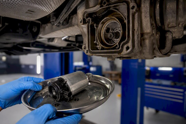 AWD coupling housing during pump replacement