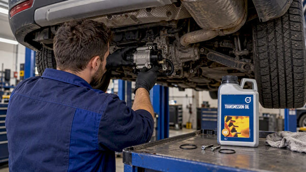 Volvo XC90 Haldex pump replacement in progress