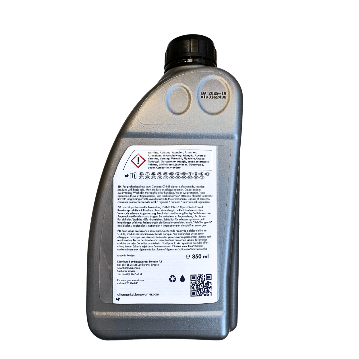 Filter 1111358 and BorgWarner 850ml oil Haldex 4th gen